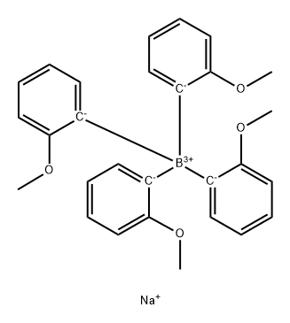 Borate(1-), tetrakis(2-Methoxyphenyl)-, sodiuM(9CI) Struktur