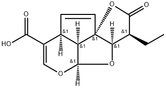 BETA-二氢鸡蛋花素酸,59204-61-4,结构式