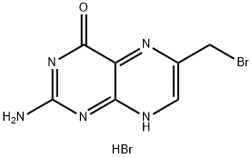 2-AMINO-6-BROMOMETHYL-4(1H)-PTERIDINONE HYDROBROMIDE, 59212-10-1, 结构式