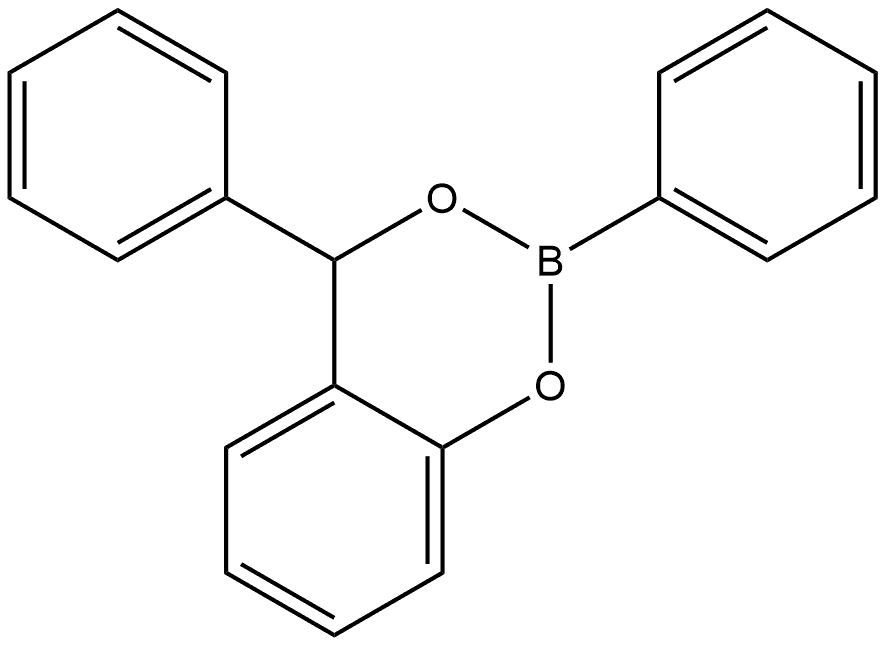 4H-1,3,2-Benzodioxaborin, 2,4-diphenyl-,59648-27-0,结构式