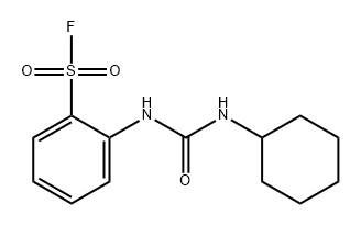 2-(cyclohexylcarbamoylamino)benzenesulfonyl fluoride Struktur