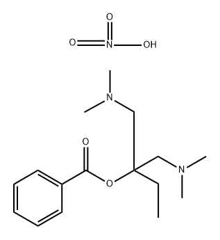 Amydricaine nitrate Structure