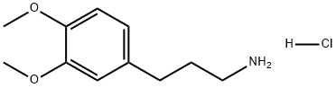 3,4-二甲氧基苯丙胺盐酸盐, 59734-58-6, 结构式
