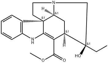 (20S)-2,16-Didehydro-20-hydroxycuran-17-oic acid methyl ester Structure