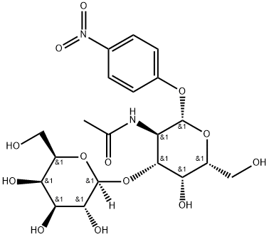 Gal beta(1-3)GalNAc-beta-pNP 结构式
