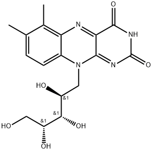 イソリボフラビン 化学構造式