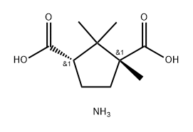 AMMONIUM CAMPHORATE, 5985-93-3, 结构式