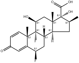 氟替卡松杂质49, 59860-87-6, 结构式