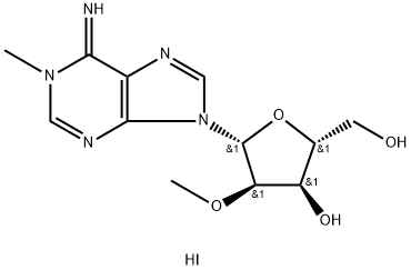 N1,O2''-Dimethyladenosine Monohydriodide Struktur
