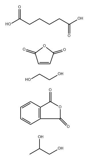 Adipic acid, maleic anhydride, phthalic anhydride, ethylene glycol,propylene glycol polymer Structure