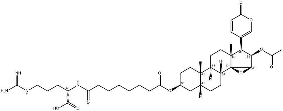 Cinobufotoxin Struktur