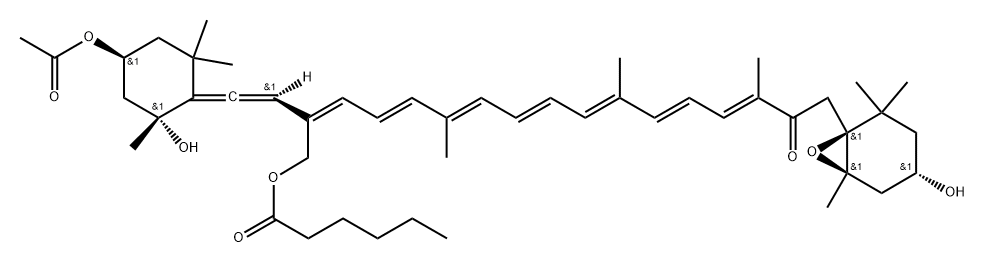 HEX-FUCOXANTHIN, 19'-(SH) Struktur