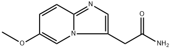 2-(6-Methoxyimidazo[1,2-a]pyridin-3-yl)acetamide Struktur