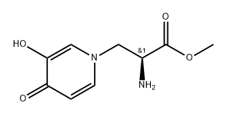 1(4H)-Pyridinepropanoic acid, α-amino-3-hydroxy-4-oxo-, methyl ester, (S)- (9CI) Structure