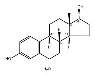 雌二醇, 6045-52-9, 结构式