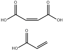 2-Butenedioic acid (2Z)-, polymer with 2-propenoic acid, sodium salt Struktur