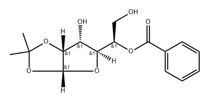 α-D-Allofuranose, 1,2-O-(1-methylethylidene)-, 5-benzoate|(R)-2-HYDROXY-1-((3AR,5S,6R,6AR)-6-HYDROXY-2,2-DIMETHYLTETRAHYDROFURO[2,3-D][1,3]DIOXOL-5-YL)ETHYL BENZOATE