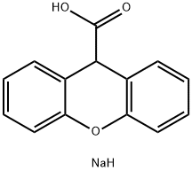 9H-Xanthene-9-carboxylic acid, sodium salt (1:1),60690-85-9,结构式