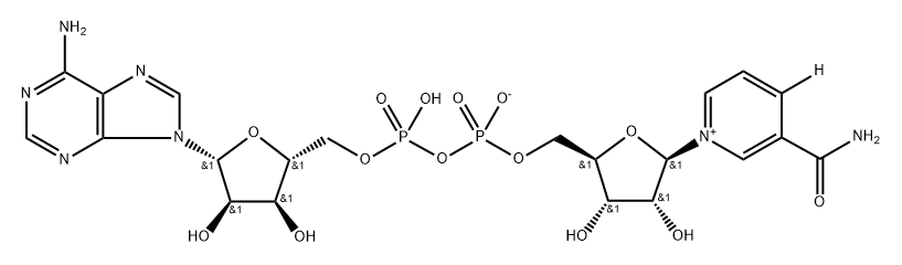 Adenosine 5'-(trihydrogen diphosphate), P'→5'-ester with 3-(aminocarbonyl)-1-β-D-ribofuranosylpyridinium-4-d, inner salt