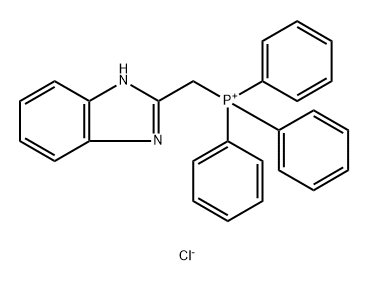 Phosphonium, (1H-benzimidazol-2-ylmethyl)triphenyl-, chloride (1:1) 结构式