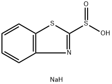 苯并[D]噻唑-2-亚磺酸钠 结构式