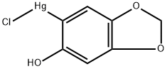 Mercury, chloro(6-hydroxy-1,3-benzodioxol-5-yl)-