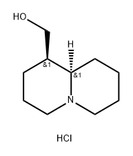 [1R,9aβ,(-)]-オクタヒドロ-2H-キノリジン-1α-メタノール·塩酸塩 化学構造式