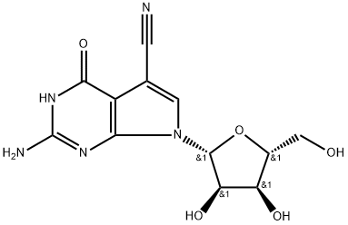 7-cyano-7-deazaguanosine Structure
