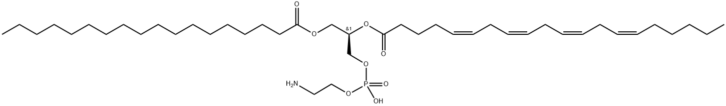 1-Stearoyl-2-Arachidonoyl-sn-glycero-3-PE Struktur