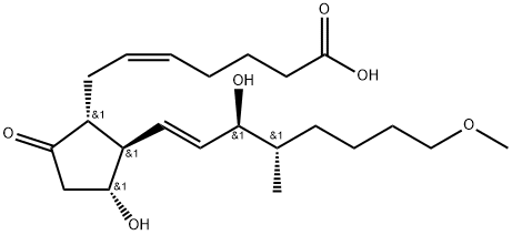 16-methyl-20-methoxy-PGE2 Struktur
