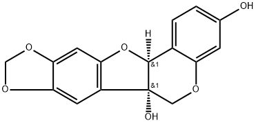 (-)-6a-Hydroxymaackiain Structure