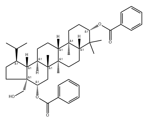Lupane-3,16,28-triol, 3,16-dibenzoate, (3β,16β)- (9CI),61229-20-7,结构式