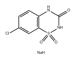 2H-1,2,4-Benzothiadiazin-3(4H)-one, 7-chloro-, 1,1-dioxide, sodium salt (1:1)