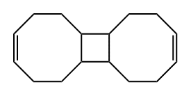 1,2,5,6,6aβ,6bβ,7,8,11,12,12aβ,12bα-Dodecahydrocyclobuta[1,2:3,4]dicyclooctene Structure