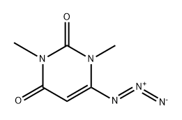 2,4(1H,3H)-Pyrimidinedione, 6-azido-1,3-dimethyl-