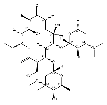 Erythromycin EP Impurity M Structure