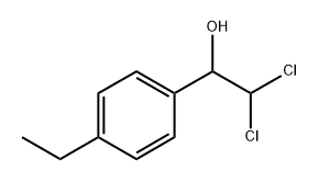 2,2-Dichloro-1-(4-ethylphenyl)ethanol Structure