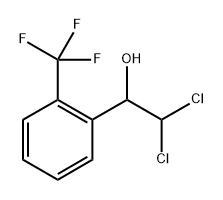 2,2-Dichloro-1-(2-(trifluoromethyl)phenyl)ethanol 结构式