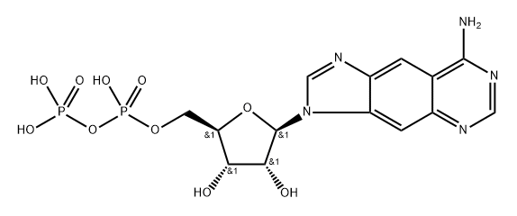 linear-benzoadenosine diphosphate Struktur