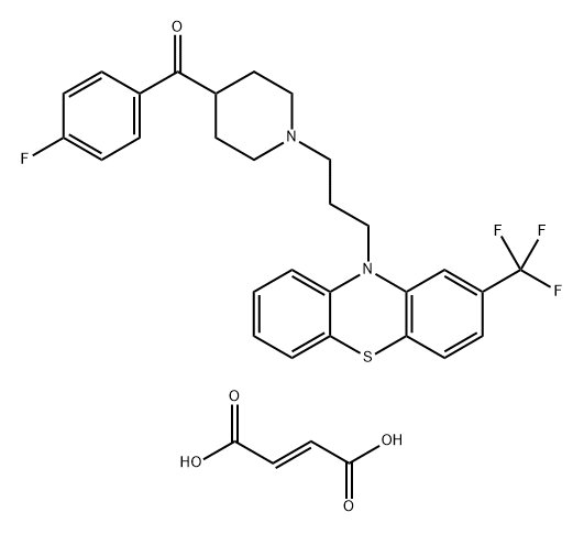 Duoperone fumarate Structure