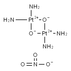 azanide: dihydroxy-oxo-azanium: platinum(+4) cation: dihydroxide Struktur