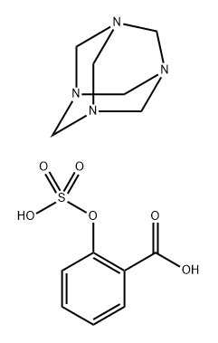 Salicylic acid, hydrogen sulfate, compd. with hexamethylene tetramine  (1:1) Structure