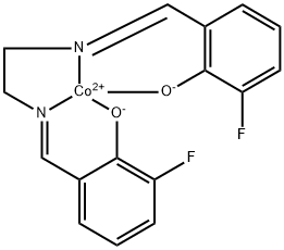 [[2,2'-[ethylenebis(nitrilomethylidyne)]bis[6-fluorophenolato]]-N,N',O,O']cobalt Structure
