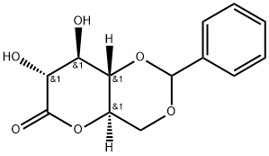 D-Gluconic acid, 4,6-O-(phenylmethylene)-, δ-lactone Struktur
