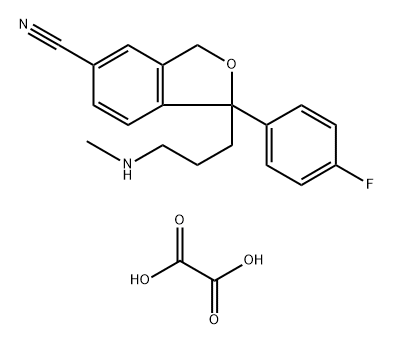 N-Desmethyl Citalopram-d4 Oxalate,62498-68-4,结构式