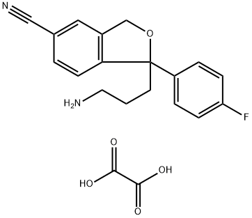 二去甲基西酞普兰草酸盐 结构式