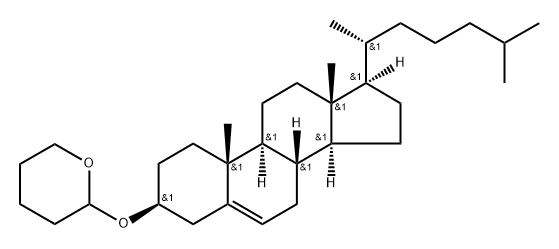 3β-[(Tetrahydro-2H-pyran)-2-yloxy]cholest-5-ene Structure