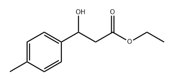 Benzenepropanoic acid, β-hydroxy-4-methyl-, ethyl ester 结构式