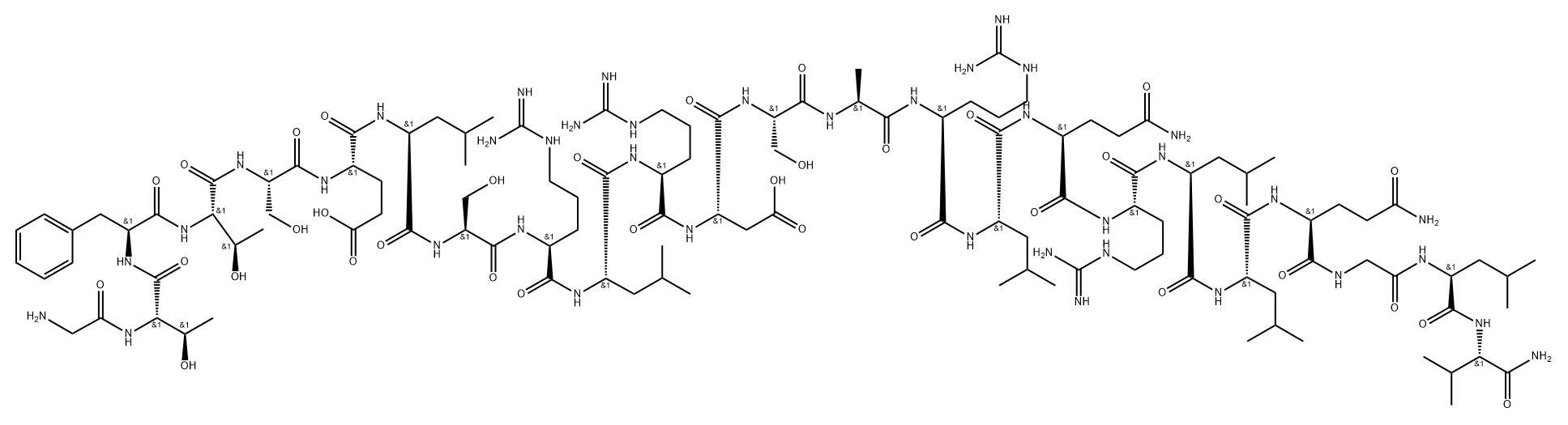 secretin (4-27) Structure