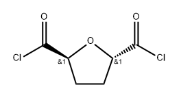 threo-Hexaroyl dichloride, 2,5-anhydro-3,4-dideoxy- (9CI) Structure